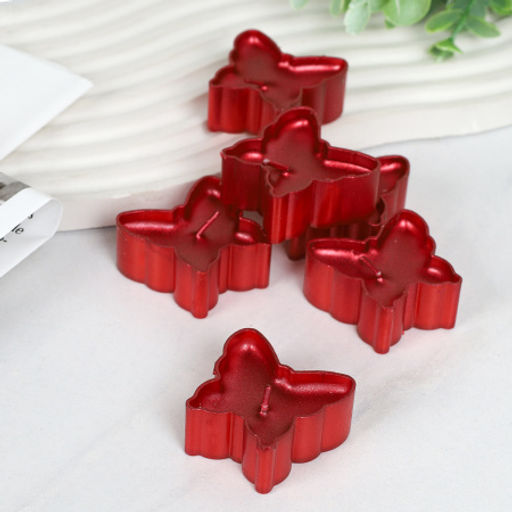 Свеча 12 штук Бабочка / M-1201 /уп 24/96/золото - ГалеонТрейд фото 2