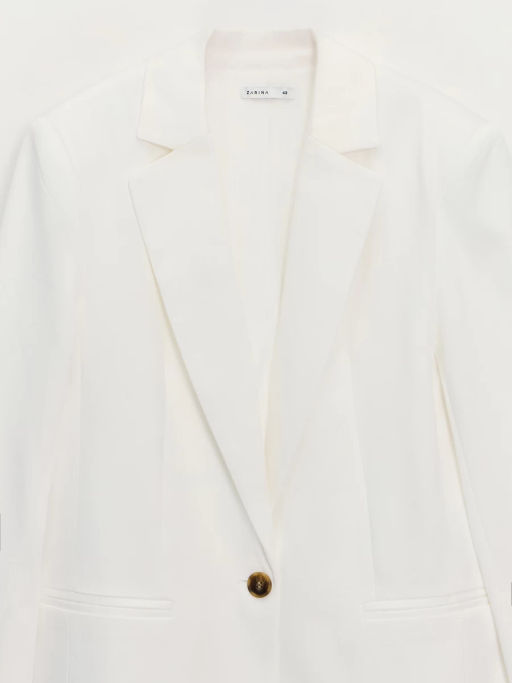 Однобортный жакет из тенселя ZR2605022506-1 / Zarina