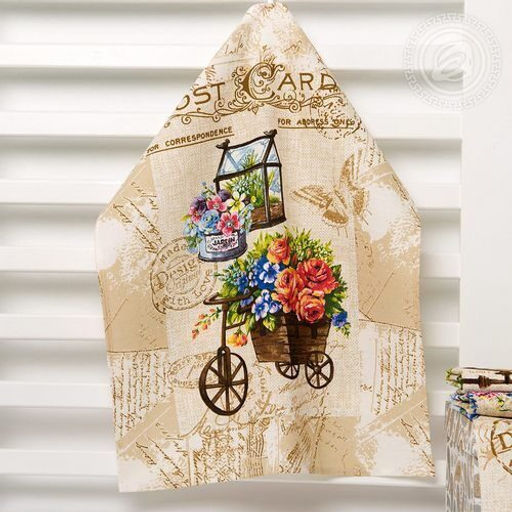 К-т полотенец Встреча 50*60 см. - 3 шт. рогожка хлопок 100% - Лен поволжья фото 6