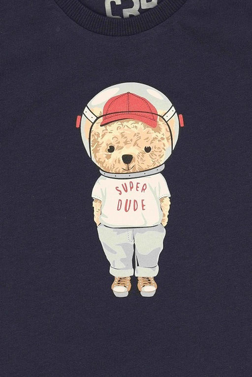 CRB wear / CSBB 63852-41-415 Футболка для мальчика,темно-синий/Ex.Cherubino