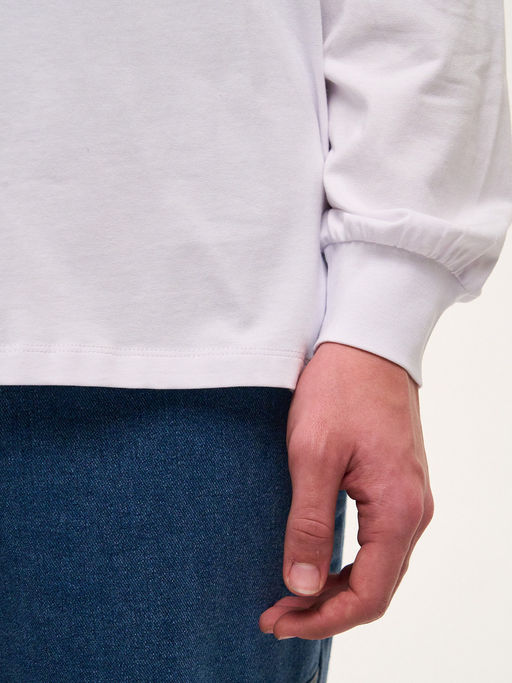 Лонгслив белый UZ251160828 - Nota bene фото 7