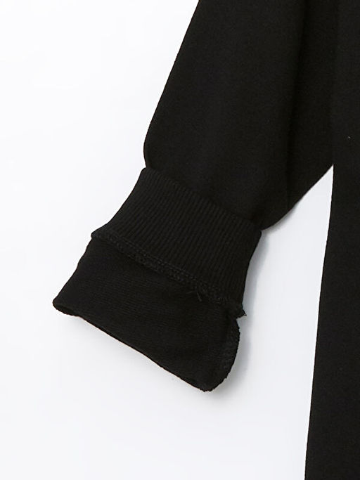 Bisiklet Yaka Uzun Kollu Atat?rk Bask?l? Erkek Bebek Sweatshirt