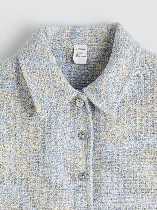 G?mlek Yaka K?z ?ocuk T?vit Ceket