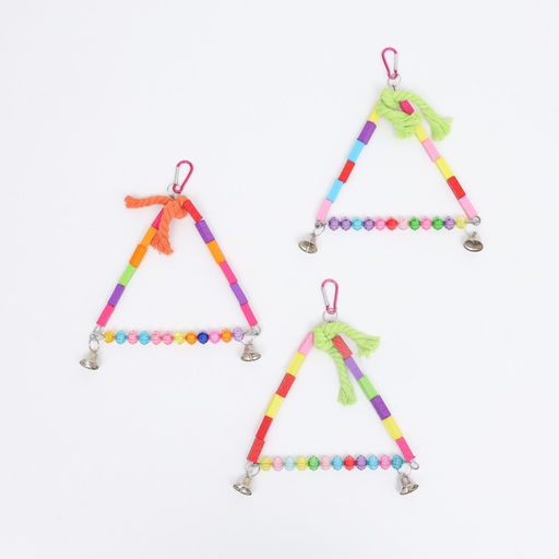 Качели для птиц, 20 х 16 см, микс цветов - Пижон фото 2