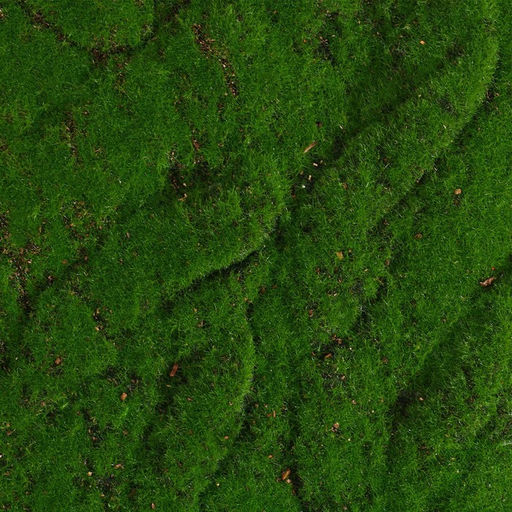 Мох искусственный, декоративный, полотно 1×1 м, рельефный, горный, зелёный, Greengo