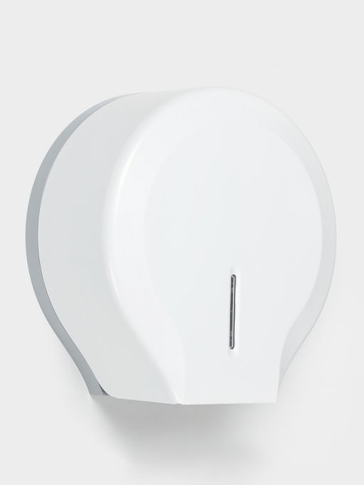 Диспенсер для туалетной бумаги SAVANNA, пластик, белый, втулка 4 см