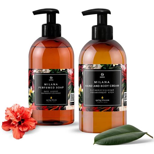 Подарочный набор Milana perfumed line Spring Bloom с маслом герани - Grass фото 2