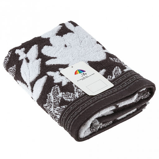 Полотенце махровое "Белые ночи" 50х90см, хлопок 100%, серый (Китай)