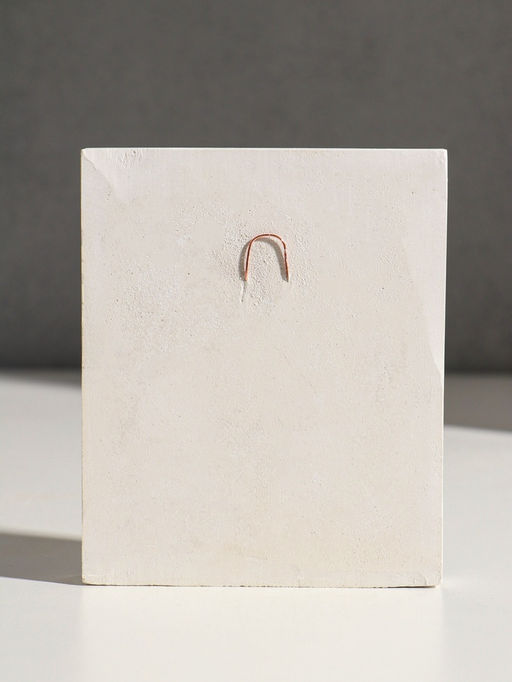 Икона  Георгий победоносец, с подвесом, 12?10?2 см, гипс