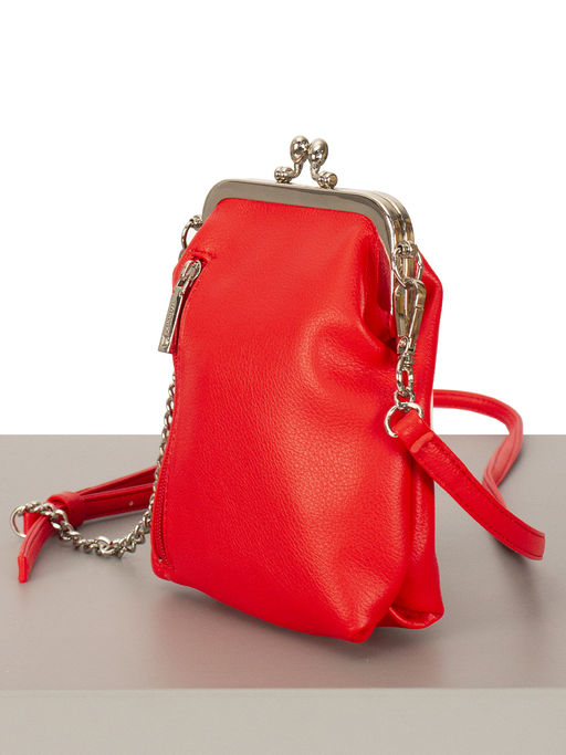 LACCOMA сумка Мальвина-Л815-алый эко кожа хлопок фото 2