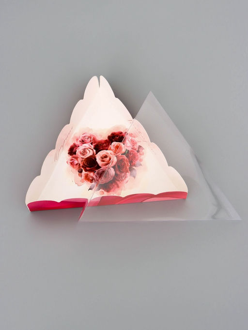 Цена за 5 шт. Коробка для печенья, Сердечко, 18?18?4 см