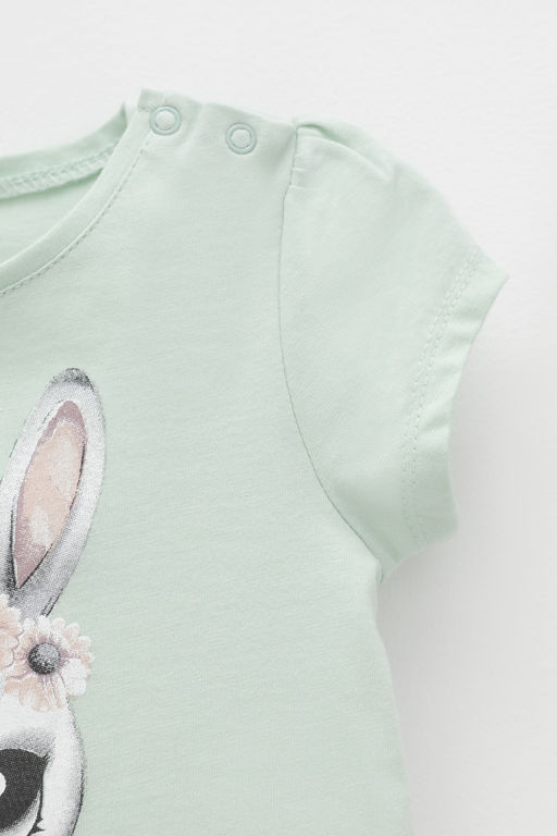 Crockid _ КР 302702/пастельно-зеленый к543 фуфайка (футболка) д/дев яс  фото 7