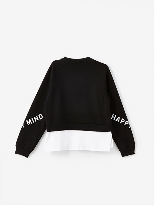 Bisiklet Yaka K?z ?ocuk Sweatshirt - Waikiki фото 2