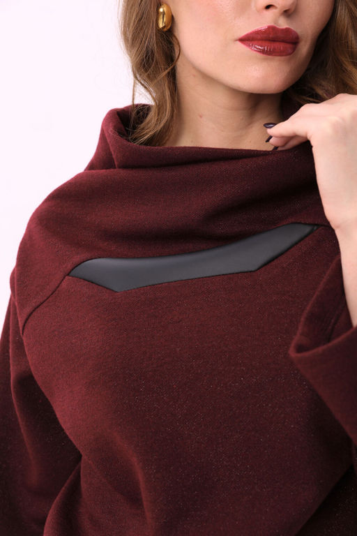 Костюм NIKVA н908-1 винный+чёрный