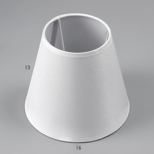 Абажур Е14, 15.5×15.5×13.7 см, белый