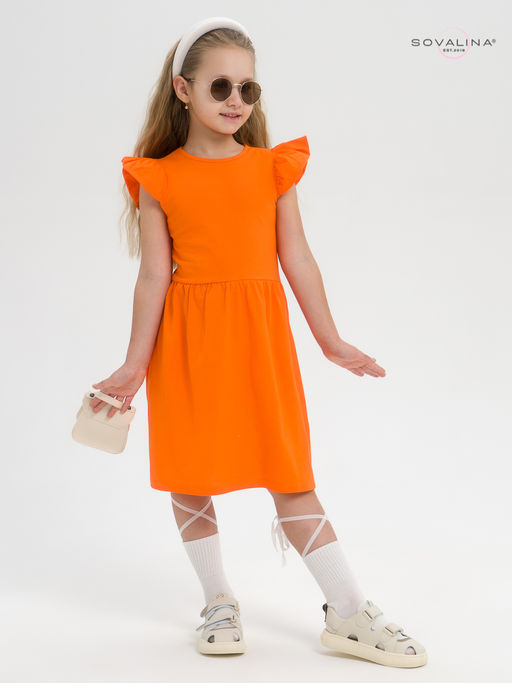 Платье Феечка оранжевая - Sovalina фото 7
