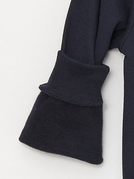 Bisiklet Yaka Bask?l? Uzun Kollu Erkek ?ocuk Sweatshirt - Waikiki фото 3