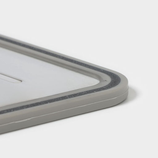 Доска разделочная двухстороняя Magistro, 3 в 1: разделка, точилка, разморозка, 37.525.50.8 см, металл, пластик, серебристая  фото 17