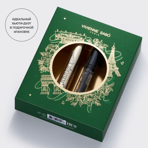 Vivienne Sabo Подарочный набор (тушь Cabaret premiere т. 01 гель для бровей Fixateur 02) 2025 фото 5