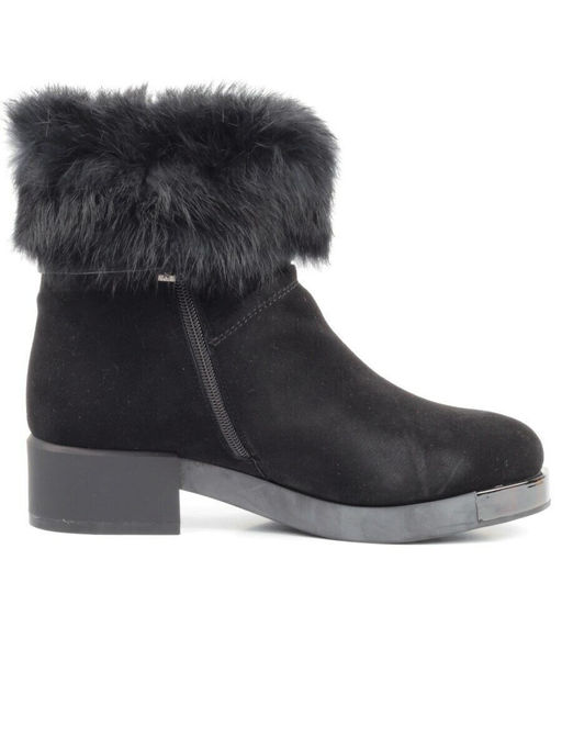 04-206W-8Y1 8J33M Ботинки зимние женские (натуральная замша, натуральный мех)