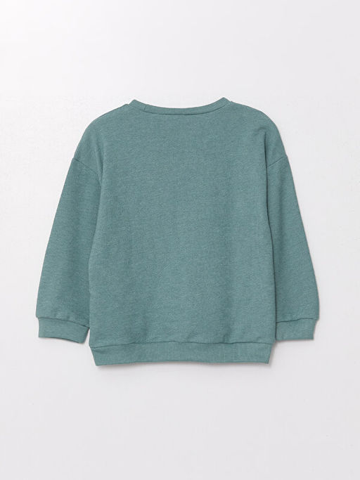 Bisiklet Yaka Uzun Kollu Erkek Bebek Sweatshirt - Waikiki фото 2