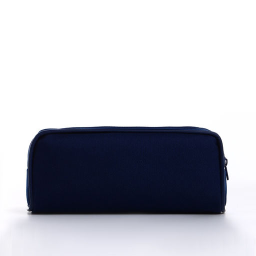 Косметичка-пенал на молнии с карманом, Style, синяя - Simaland фото 2