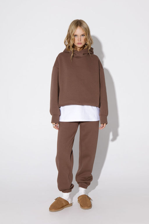 Худи Pirs 4995 шоколадный  фото 4