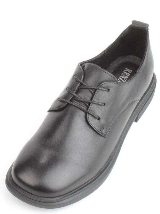 03-DYL59-1 BLACK Полуботинки женские (натуральная кожа) - Фабричный китай фото 2