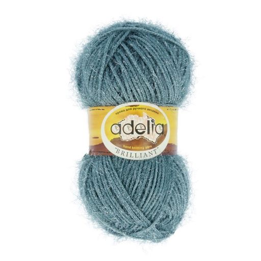Пряжа ADELIA BRILLIANT 100% полиэстер 10 шт. х 50 г 90 м  5 м