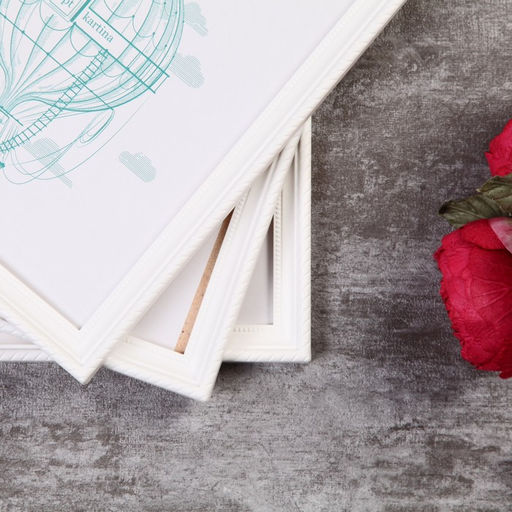 Фоторамка для фото 21×30 см Keep memories, Taylor, пластик, белый (пластиковый экран)