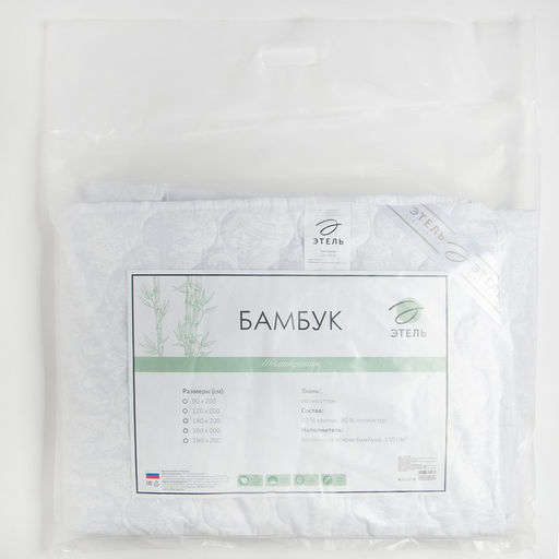 Наматрасник Этель Бамбук 90*200см, поликоттон, 70%хлопок, 30% п/э  фото 7