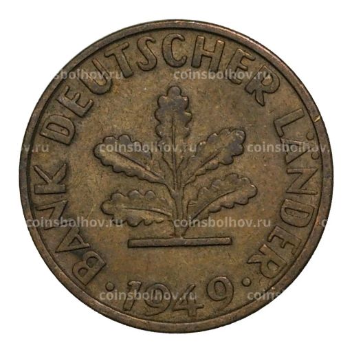 5 пфеннигов 1949 года F