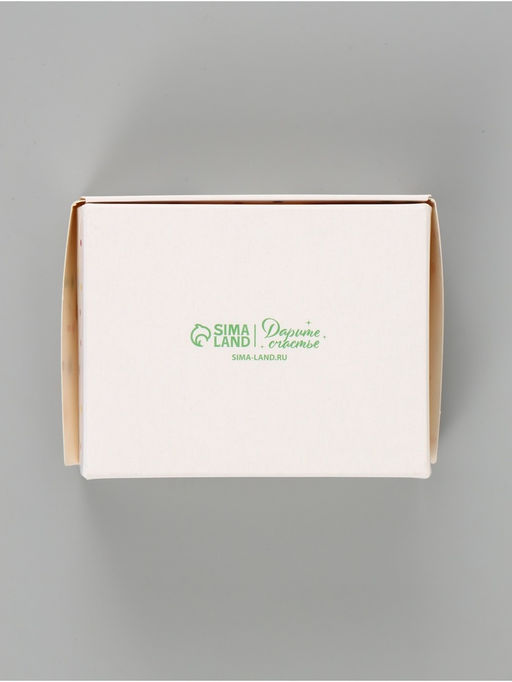 Цена за 5 шт. Коробка подарочная складная «Путевка в сладкую жизнь», 10×8×3.5 см, с окном