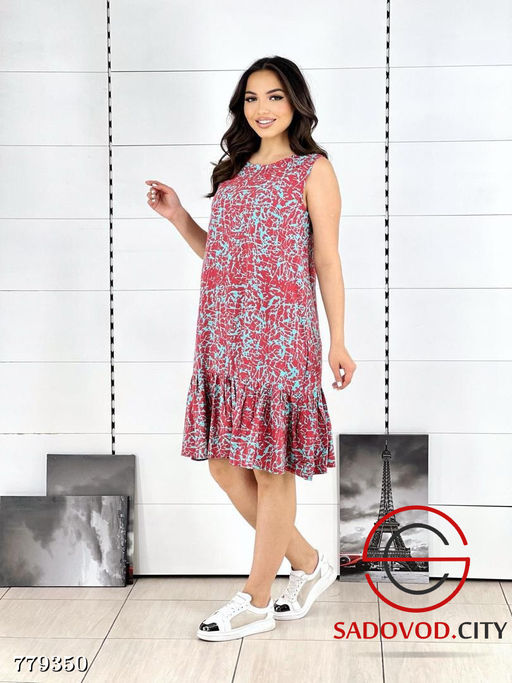 Летний свободный сарафан