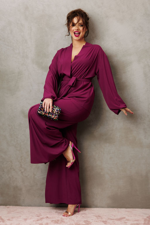 Костюм Anastasia 1063.1 марсала фото 4