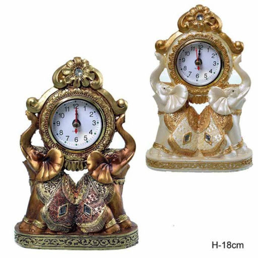 Часы статуэтка Слоны / 7153W /уп 48/ - Галеонтрейд фото 2