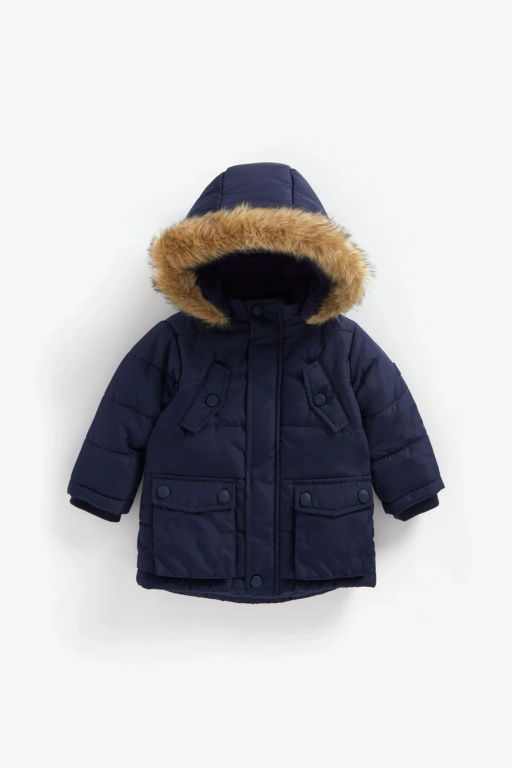 mothercare / Парка стеганая с подкладкой из искусственного меха