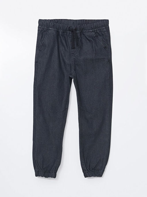 Beli Lastikli Erkek Bebek Jean Pantolon
