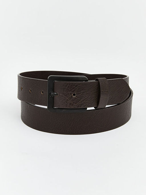 Deri G?r?n?ml? Erkek Kemer 2li