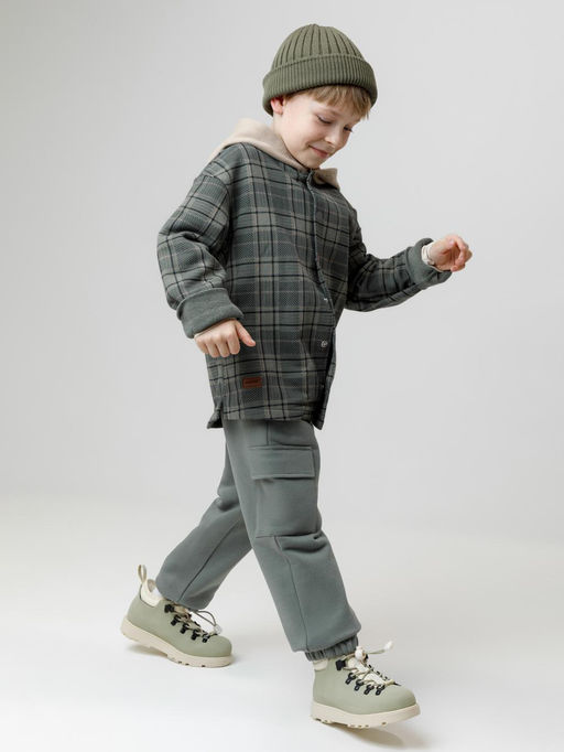 КР 302780/пряный базилик,клетка к650 рубашка для мал