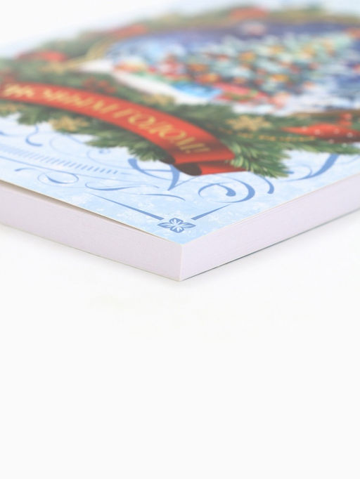 Подарочный набор новогодний, ежедневник, блок бумаги и ручка «Дедушка»