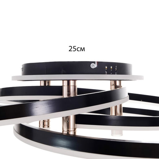 Светильник «Финди» 3xLED 160 Вт черный 80×80×16 см BayerLux