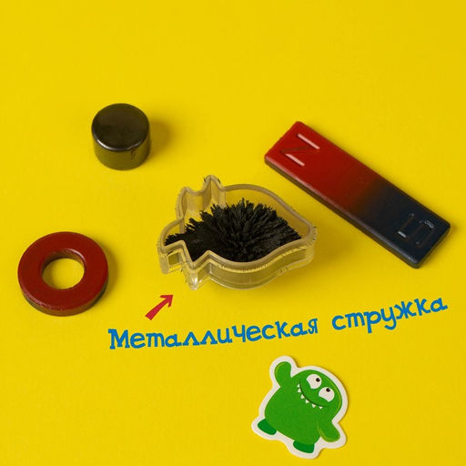 Набор для опытов Опыты с магнитами, 6 опытов - Эврики фото 5