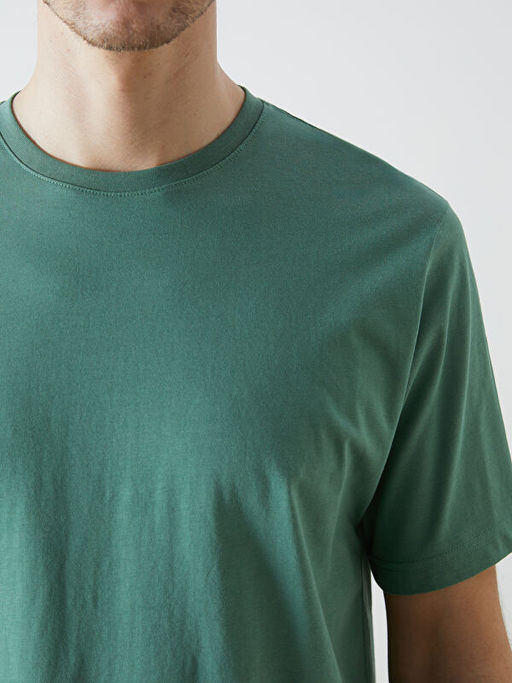 Bisiklet Yaka Penye Erkek Ti??rt