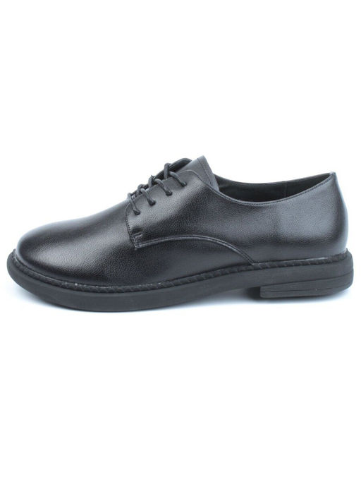 03-DCO127-1 BLACK Полуботинки женские (натуральная кожа) - Фабричный китай фото 12