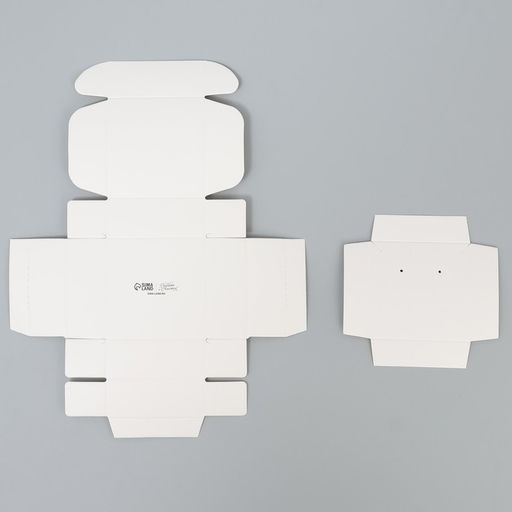 Цена за 5 шт. Коробка под бижутерию, упаковка, «Белая», 7.5 х 7.5 х 3 см