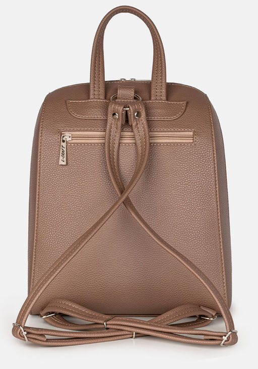 Рюкзак Модель №1528 | кожзам | зернистая | бежевый | Р820-9 | 32588 - L-craft фото 3