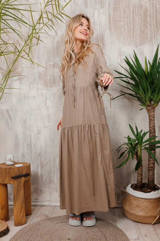 Платье AMORI 9709 капучино  фото 3