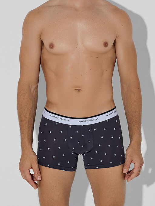 Трусы боксеры мужские серые в наборе, 2 шт