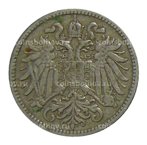 Монета 10 геллеров 1895 года Австрия